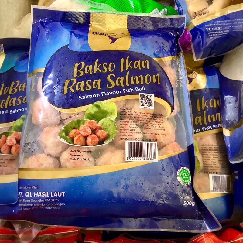 

Giziplus Bakso Ikan Rasa Salmon 500gr "DIJAMIN ENAKKK