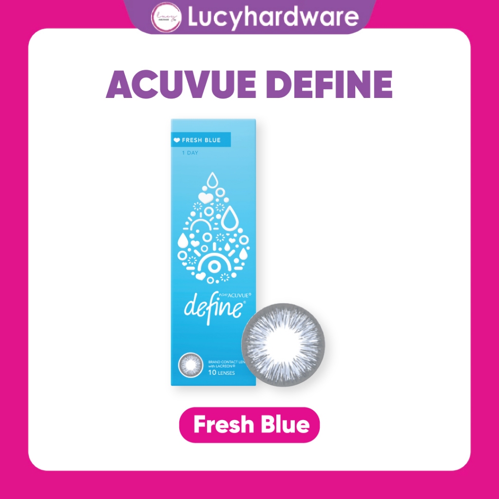 Acuvue Define Fresh Blue Softlens Warna 5 Pasang Softlens Harian