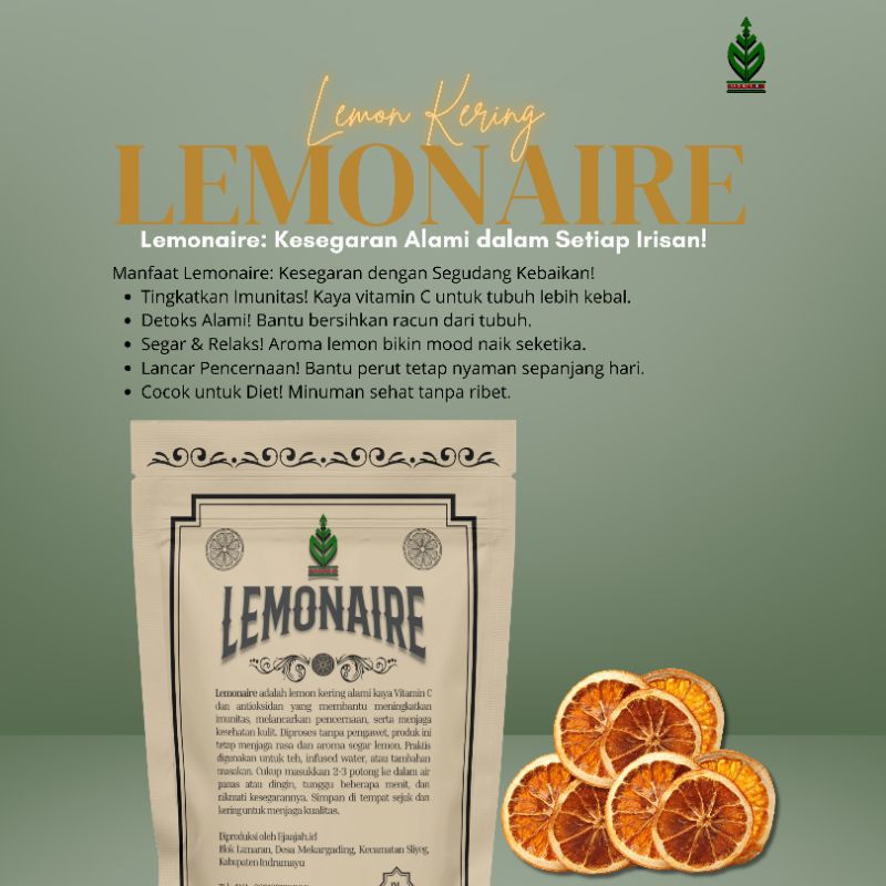 

LEMONAIRE/Dried Lemon Slice/Lemon Kering/PREMIUM/lemon tea
