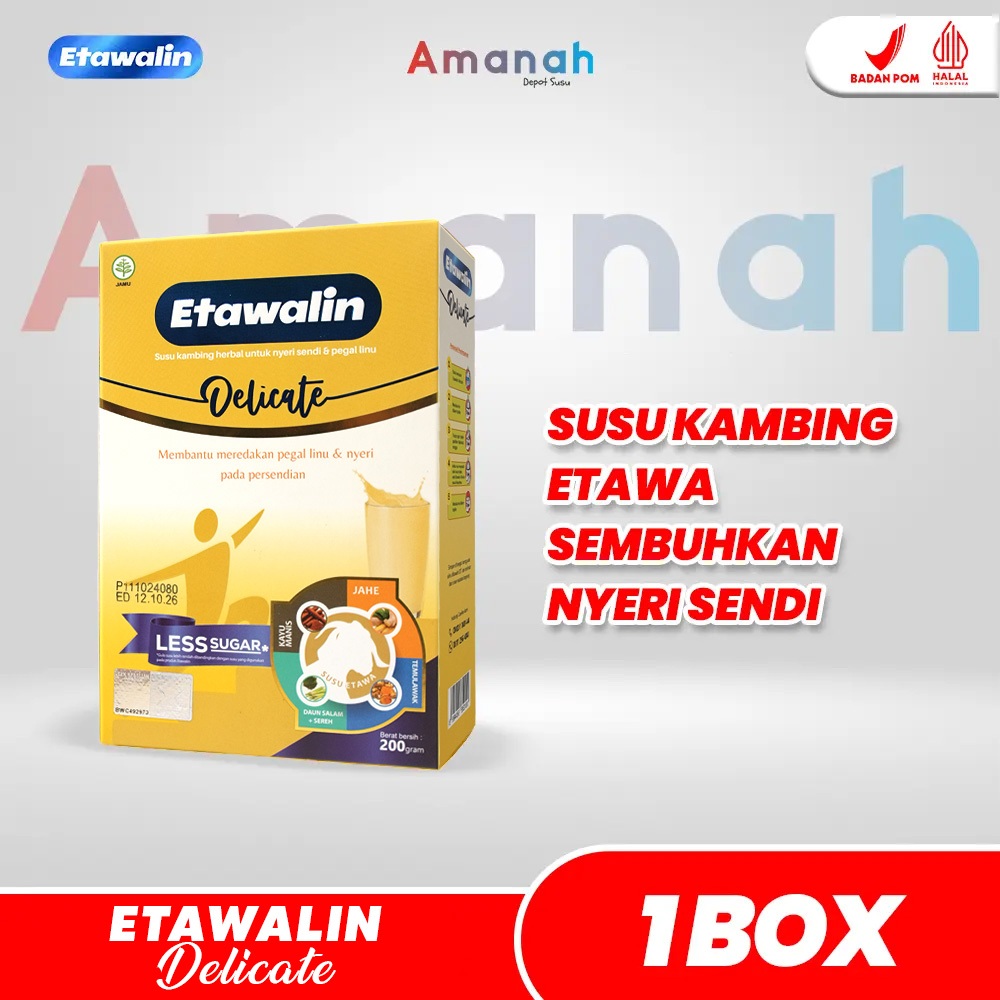 

Etawalin Delicate Susu Kambing Bantu Permasalahan Sendi dan Tulang Original Asli