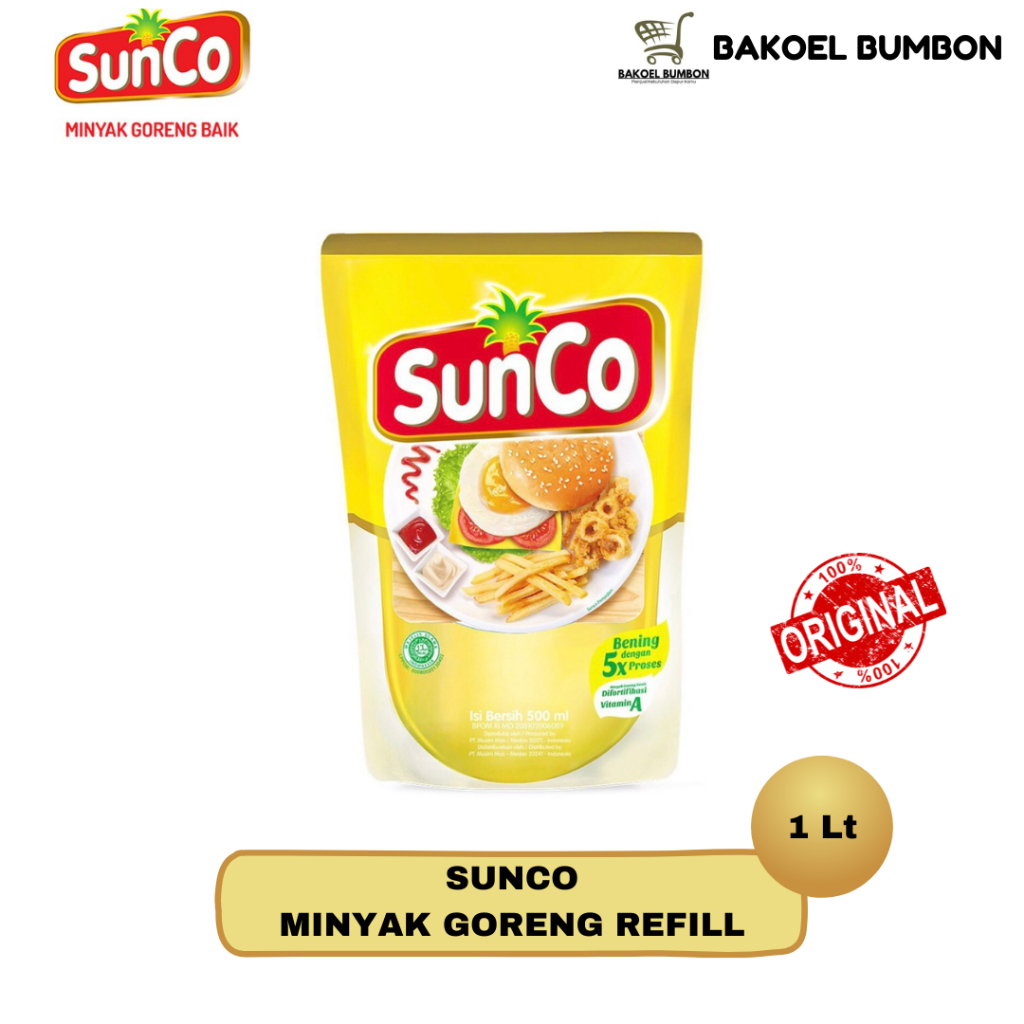 

SUNCO 1 LITER – MINYAK GORENG BAIK DAN BERKUALITAS DENGAN PROSES 5 TAHAPAN