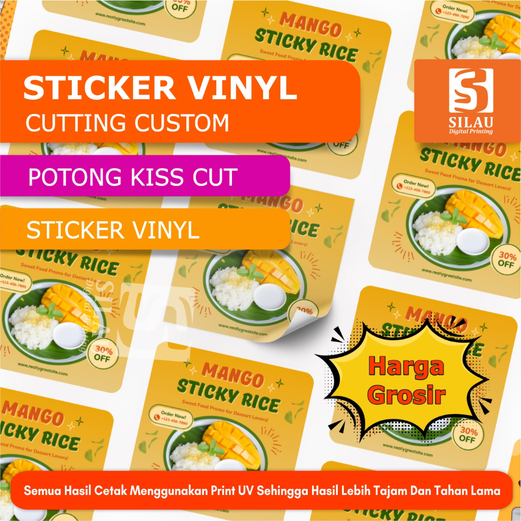 

SILAU ADV - Cetak Stiker A3 / Cetak Stiker Label / Cetak Stiker Vinyl A3+ / Sticker Kertas / Antiair