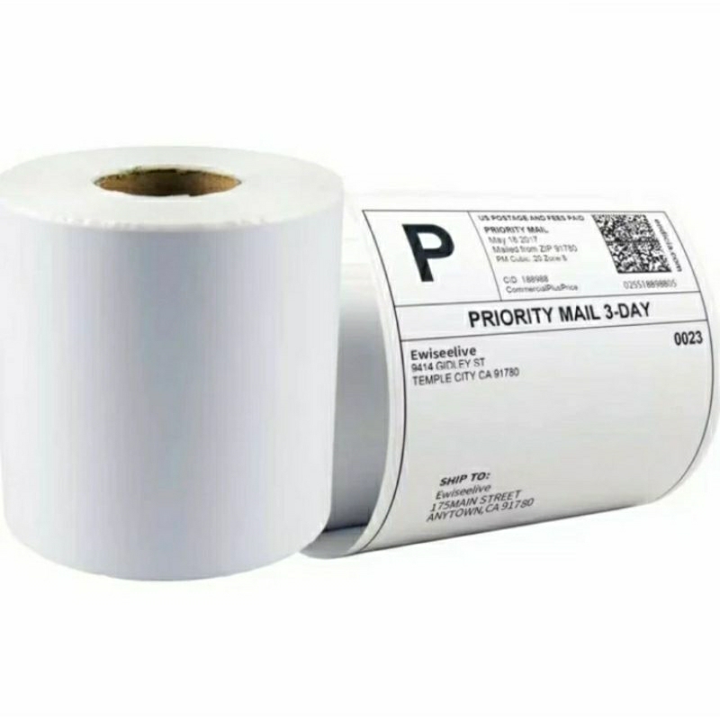 

Kertas termal stiker label 100×150 Murah (250 pcs)