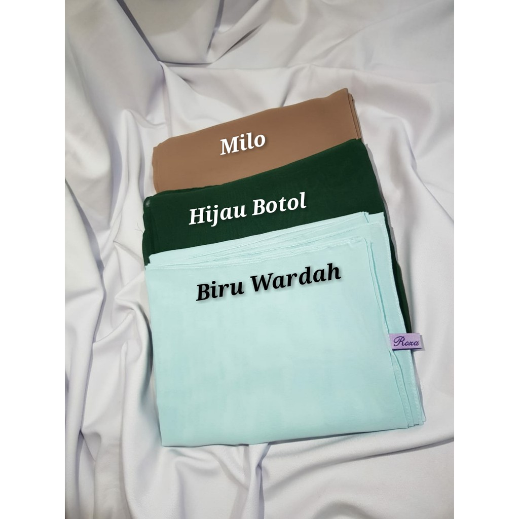 COD] PASHMINA CERUTI BABYDOLL PREMIUM/PASMINA CERUTY BABYDOLL/hijau botol/milo/biru wardah 175X75 CM