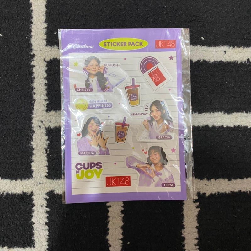 

Chatime Stiker Pack JKT48 Cups of Joy