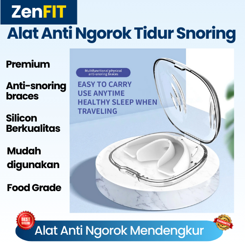 Alat Anti Ngorok Dengkur Silicon Braces Pernafasan Saat Tidur Anti Snore Snoring Stopper Tidur Mende