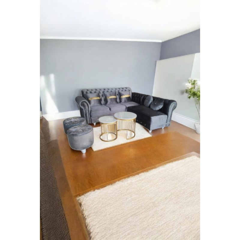 sofa raja kancing sudut