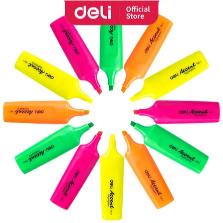

Deli Highlighter 1-5 mm warna neon sangat cerah cepat ES622