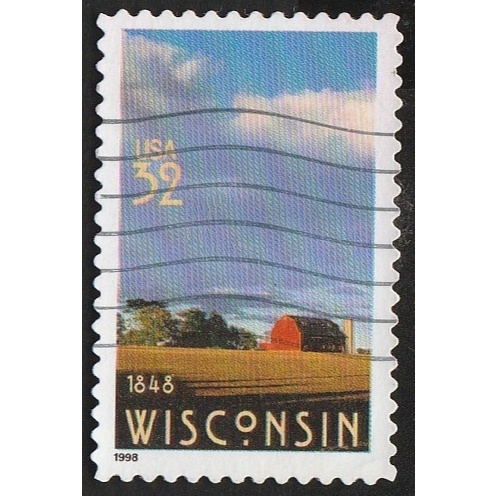 

A 11779 SATU BUAH PRANGKO AMERIKA 32C TEMA KONDISI WISCONSIN TAHUN 1848 DENGAN KONDISI SUDAH ADA CAP