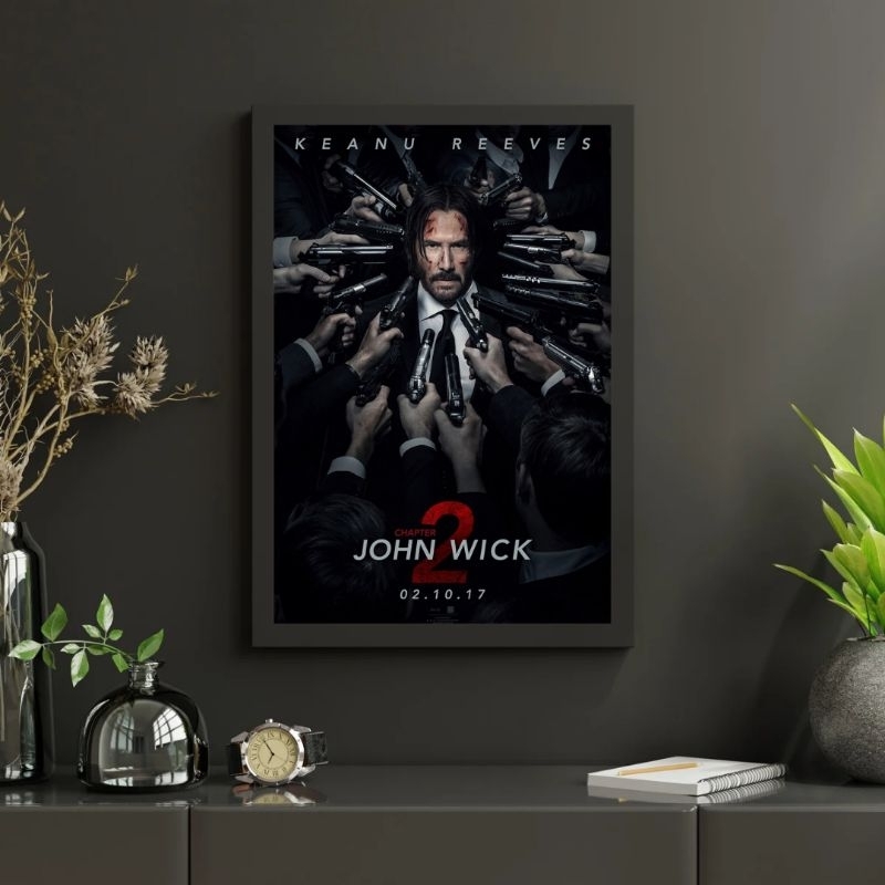 Poster dinding John wick : chapter 2