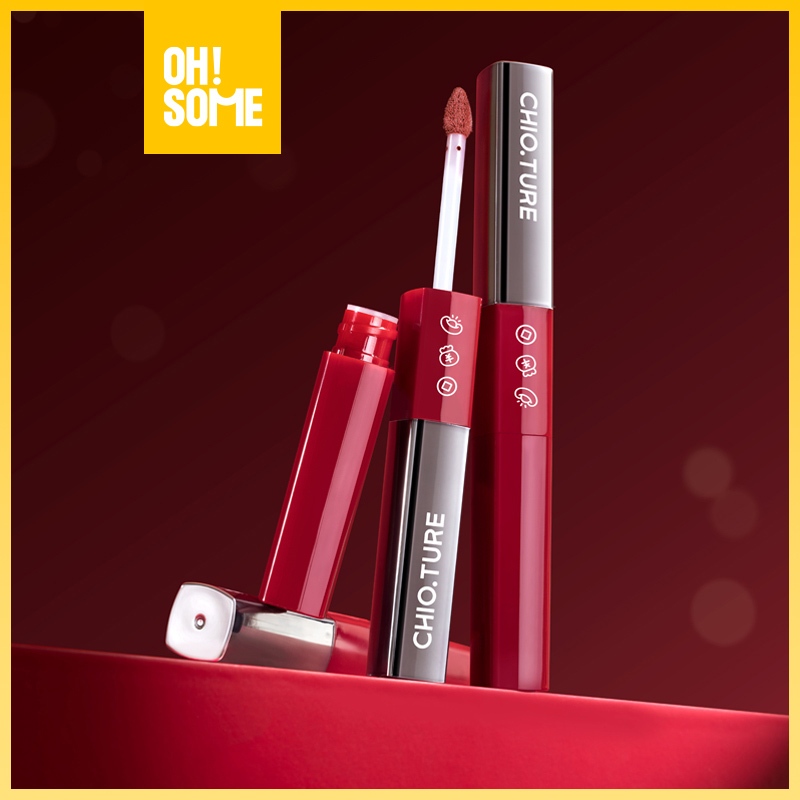 OHSOME-CHIOTURE DOUBLE-END LIP GLAZE/Lip gloss/lip cream