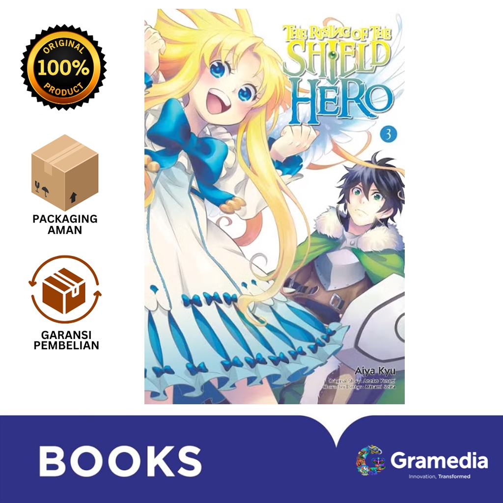 Gramedia Bali - THE RISING OF THE SHIELD HERO 3