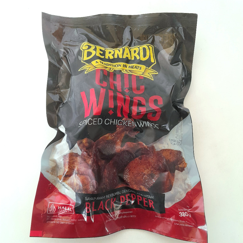 

BERNARDI spicy chicken wing blackpaper 380gr