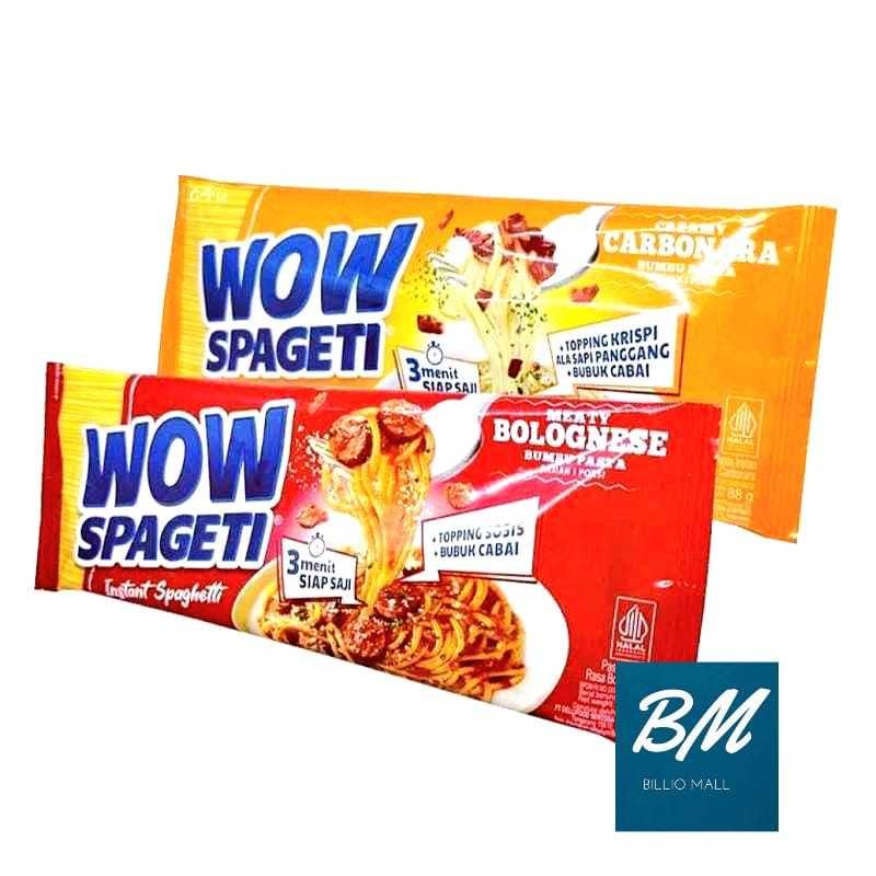 

WOW Spaghetti Carbonara dan Bolognese (Spaghetti Instant)