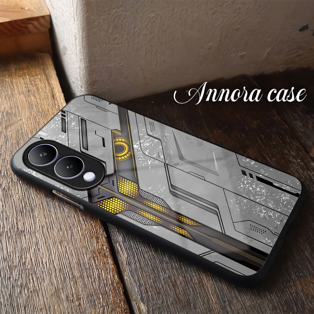 Softcase Glass Vivo Y17s - Case Glossy Keren - Softcase Import Casing Hp Vivo - Bisa Untuk Vivo Y17s