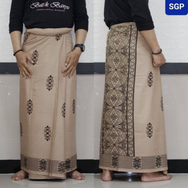 BATIK BANYU SARUNG PRINTING DEWASA MOTIF SARWON SARUNG MOTIF WADIMOR TERBARU