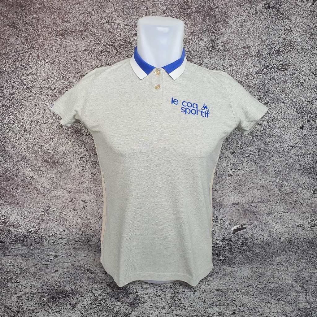 Baju Kaos Polo Wanita / Anak LE COQ SPORTIF - Size S / Lebar 44 cm - Original - Second