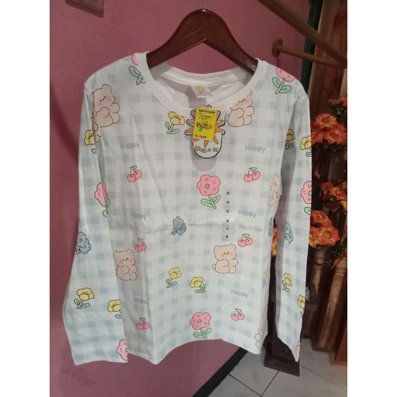 kaos lengan panjang little M