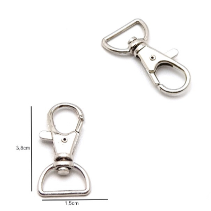 

kait cantelan tali lanyard id card 1,5cm kew-kew nikel anti karat