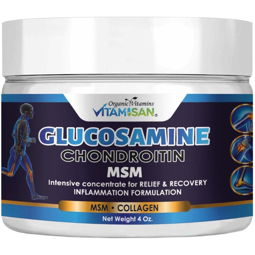 Glucosamine & Chondroitin Cream with MSM & Collagen Natural