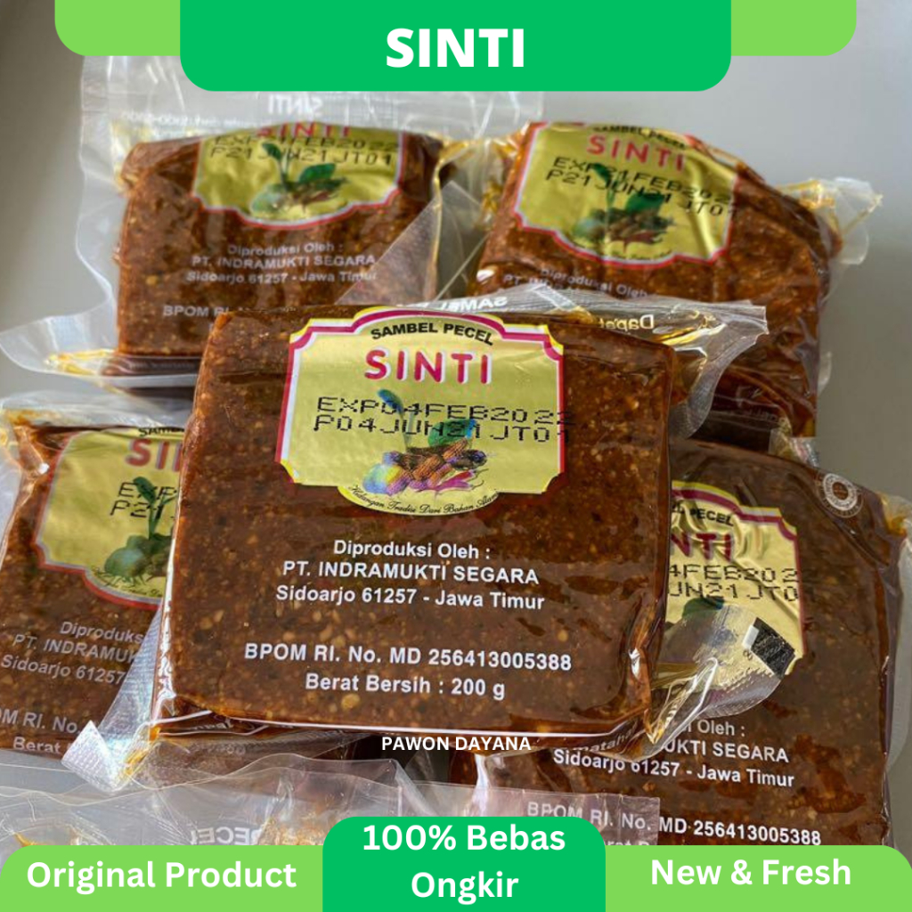 

Sinti Sambel Pecel / Bumbu Pecel Sinti 200gram / Sambal Pecel Sinti