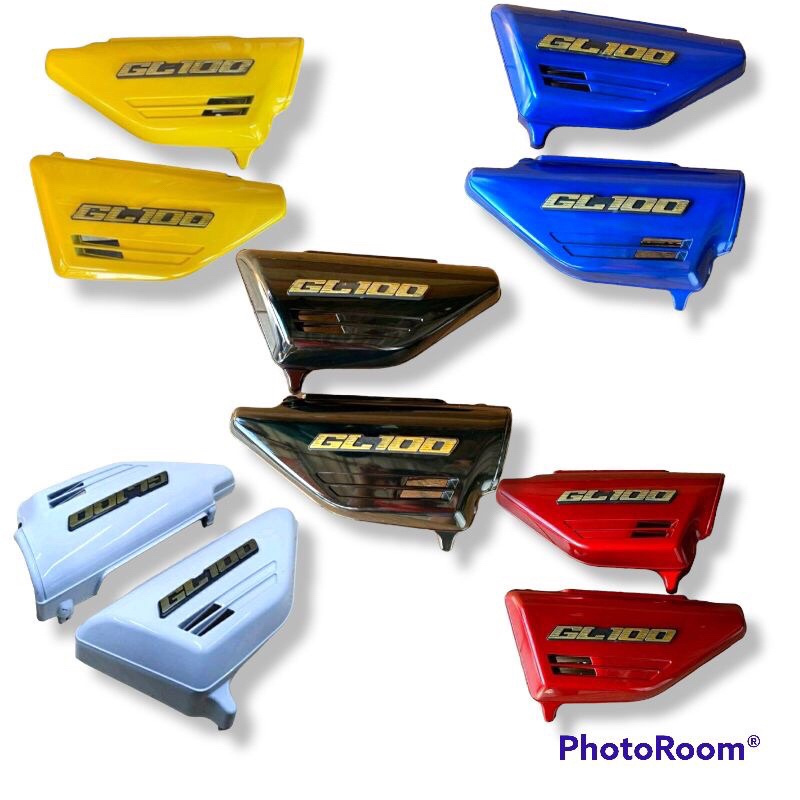 Bok aki gl 100 cover body samping tepong aki kanan kiri tutup bok aki gl100 warna bagus mirip ori