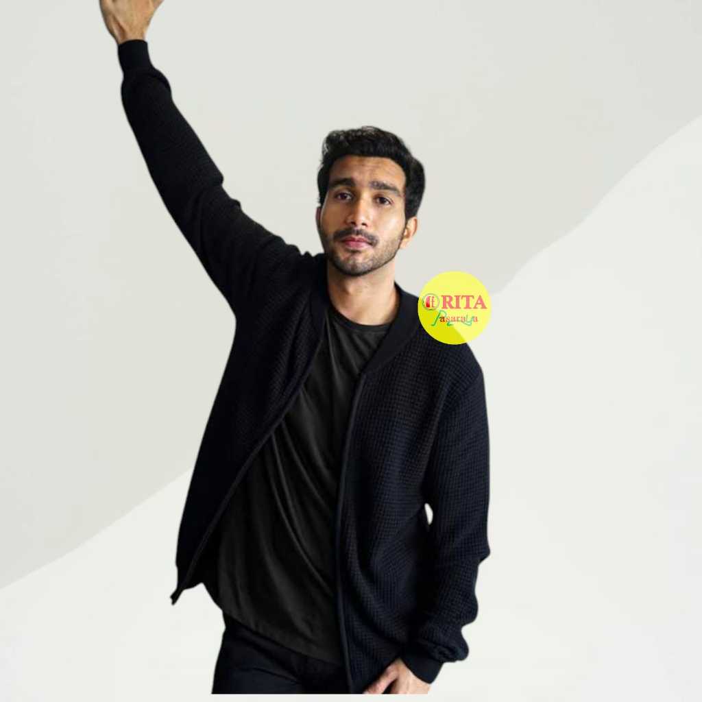 Andrew Smith Jaket Pria Hitam