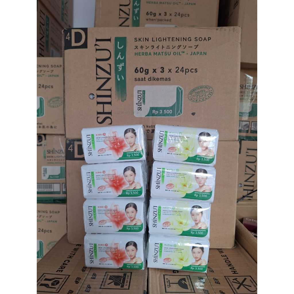 [ 3 PCS ] Sabun Batang Shinzui / Sabun Shinzui 65gr / Shinzui Sabun Batang