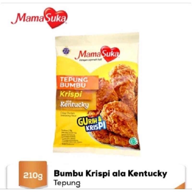 

MAMA SUKA TEPUNG BUMBU KRISPI ALA KENTUCKY 210gr