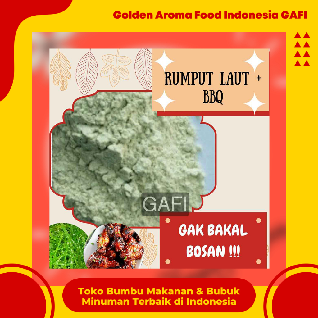 

Bumbu Kombinasi Rumput Laut BBQ 1 Kg Enak Murah Gurih Jual Bubuk Tabur Seaweed Bbq Halal