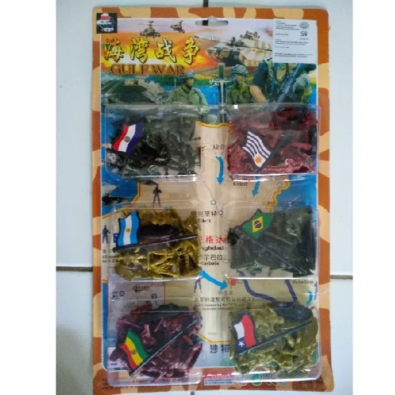 mainan anak tentara perang mini 6 kolom- Gulf war