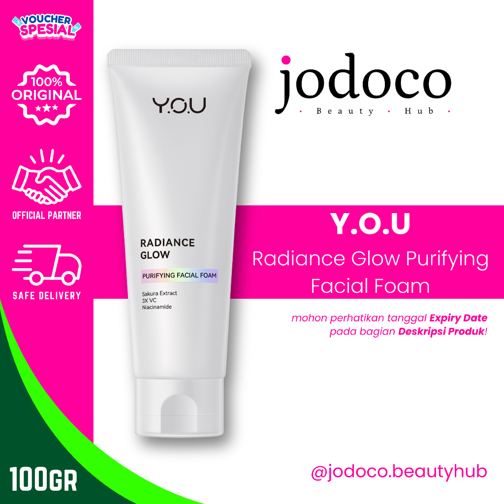 Y.O.U YOU Radiance Glow Purifying Facial Foam - Y.O.U Radiance Glow Purifying Facial Foam 100gr - Fa