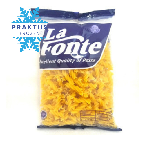 

LA FONTE PASTA FUSILLI NO.202 500GR/PASTA BENTUK SPIRAL/PASTA