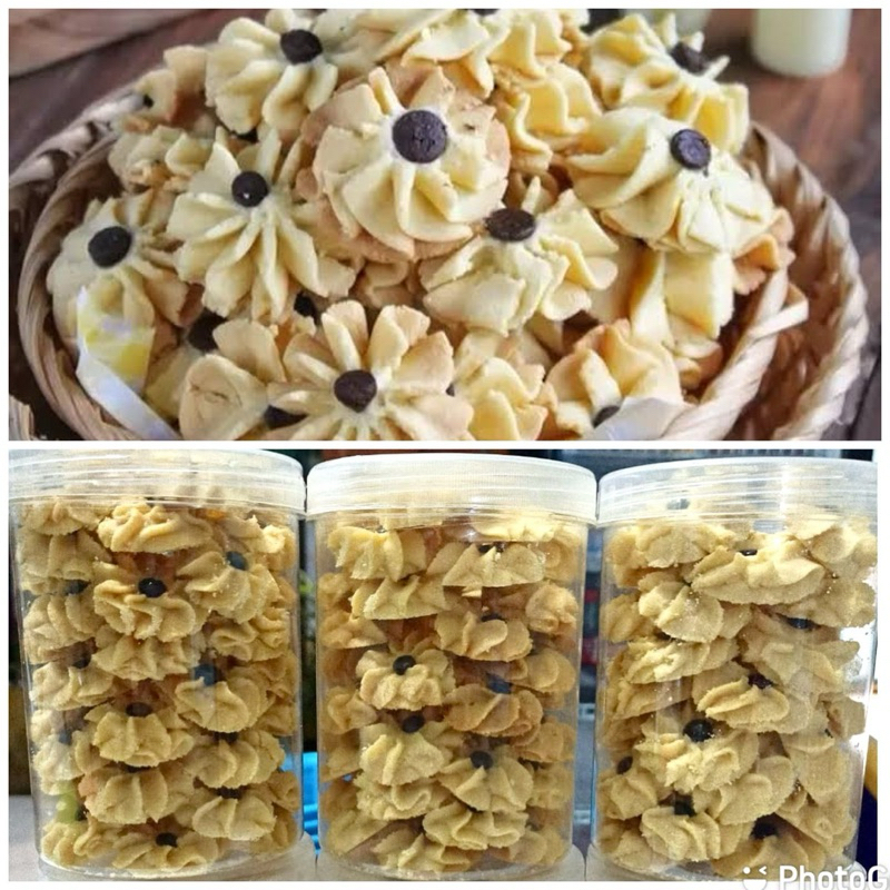 

Kue Lebaran Kue Semprit Kue Sagu Keju 350gr