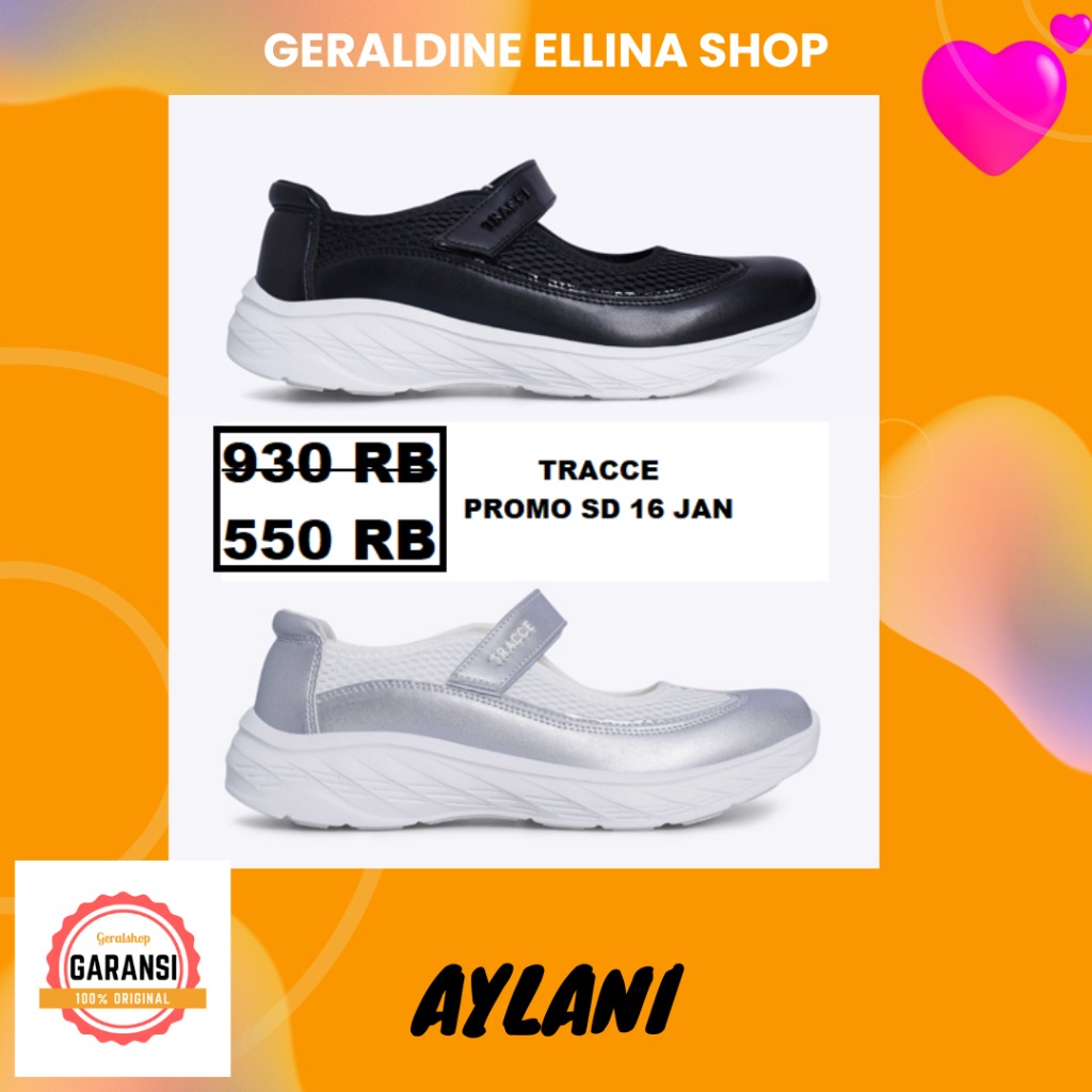 Sepatu Tracce wanita seri AYLANI 100% original STORE