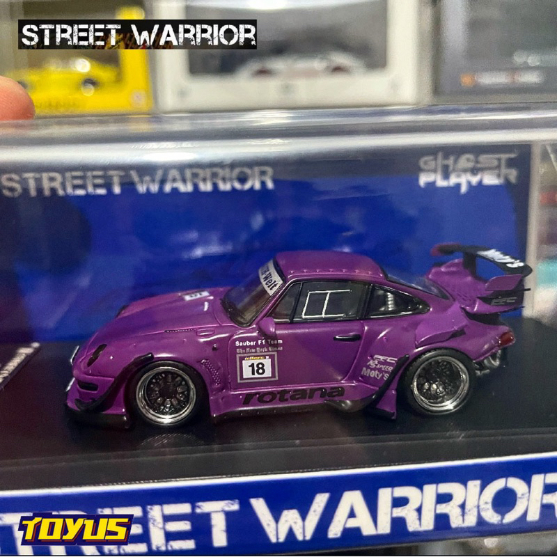 Street Weapon Street Warrior - Porsche RWB 993 Rotana Purple