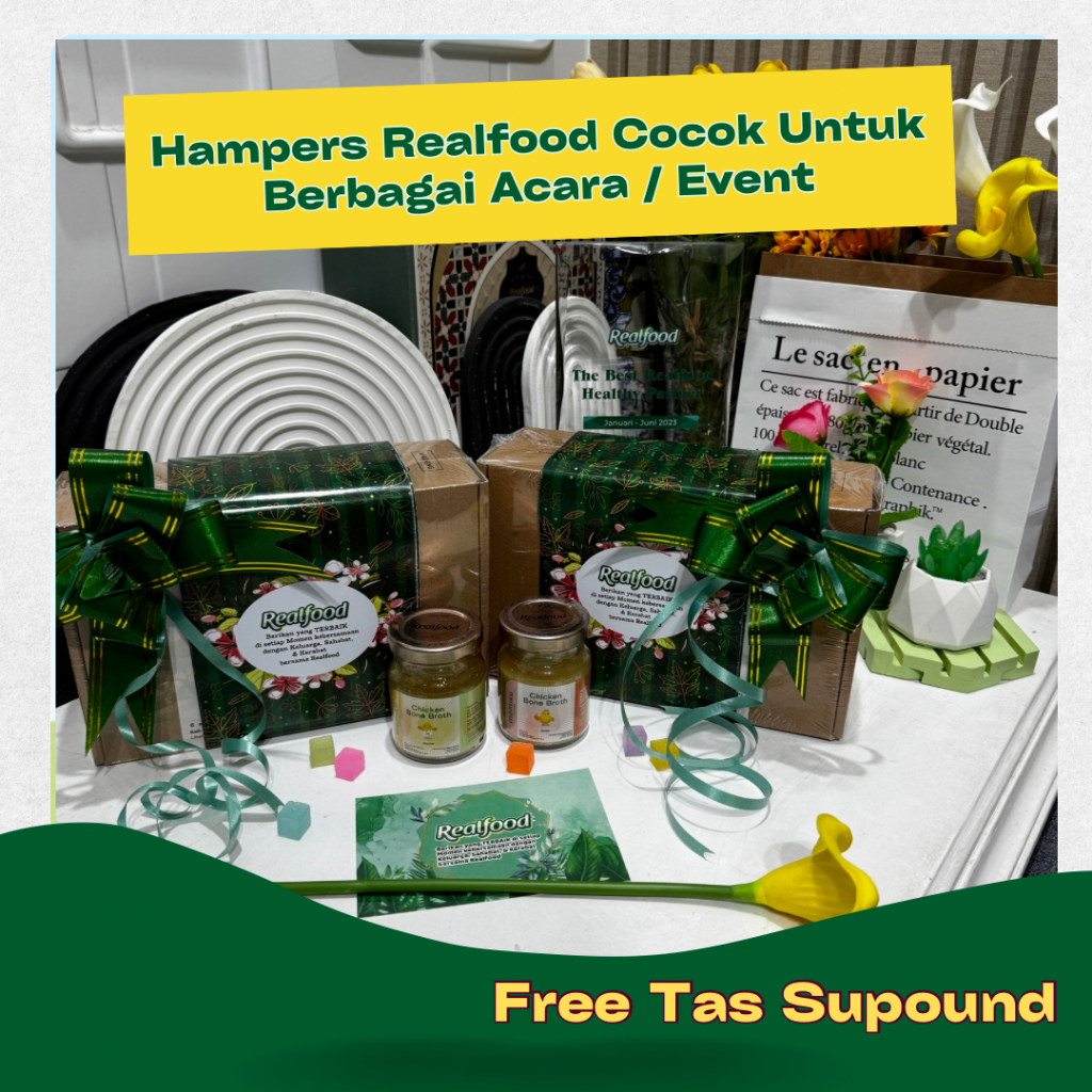

REALFOOD HAMPERS CHICKEN BONE BROTH ISI 6 JAR