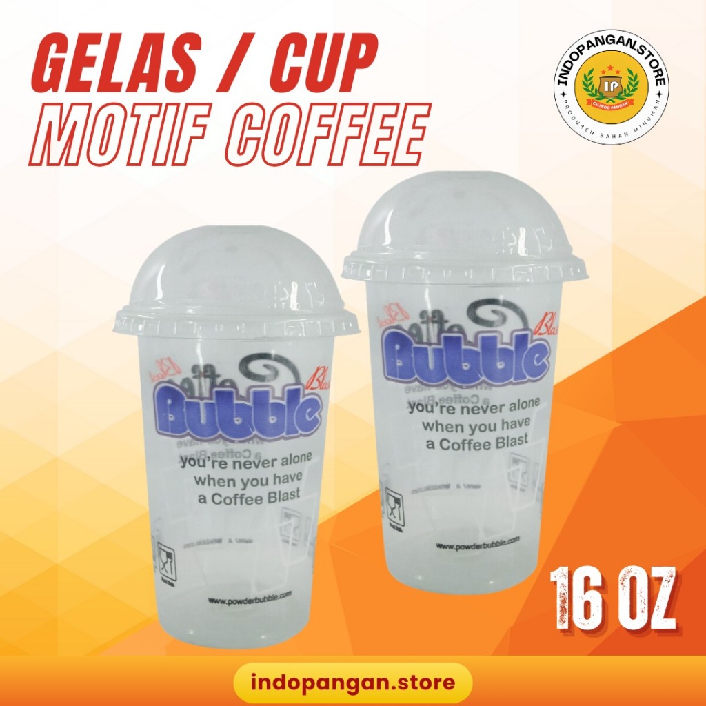 Cup Ukuran 16oz / Cup Motif Ukuran 16oz / Cup Polos Ukuran 16oz / Gelas Plastik 16oz