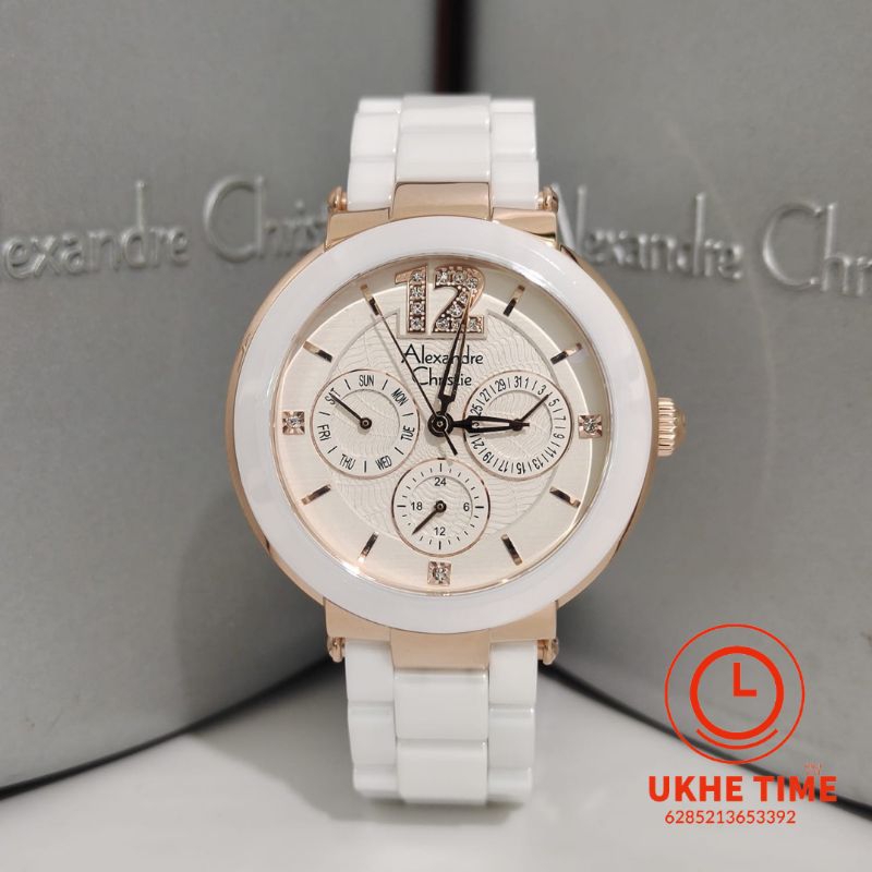 Jam tangan Alexandre Crhistie keramik