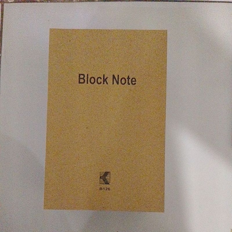 

Block note 100sheet polos 1/4 folio