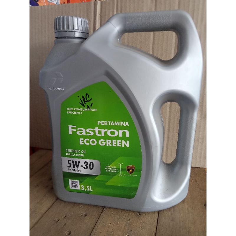 OLI PERTAMINA ORIGINAL FASTRON ECO GREEN 5W-40 3.5 LITER
