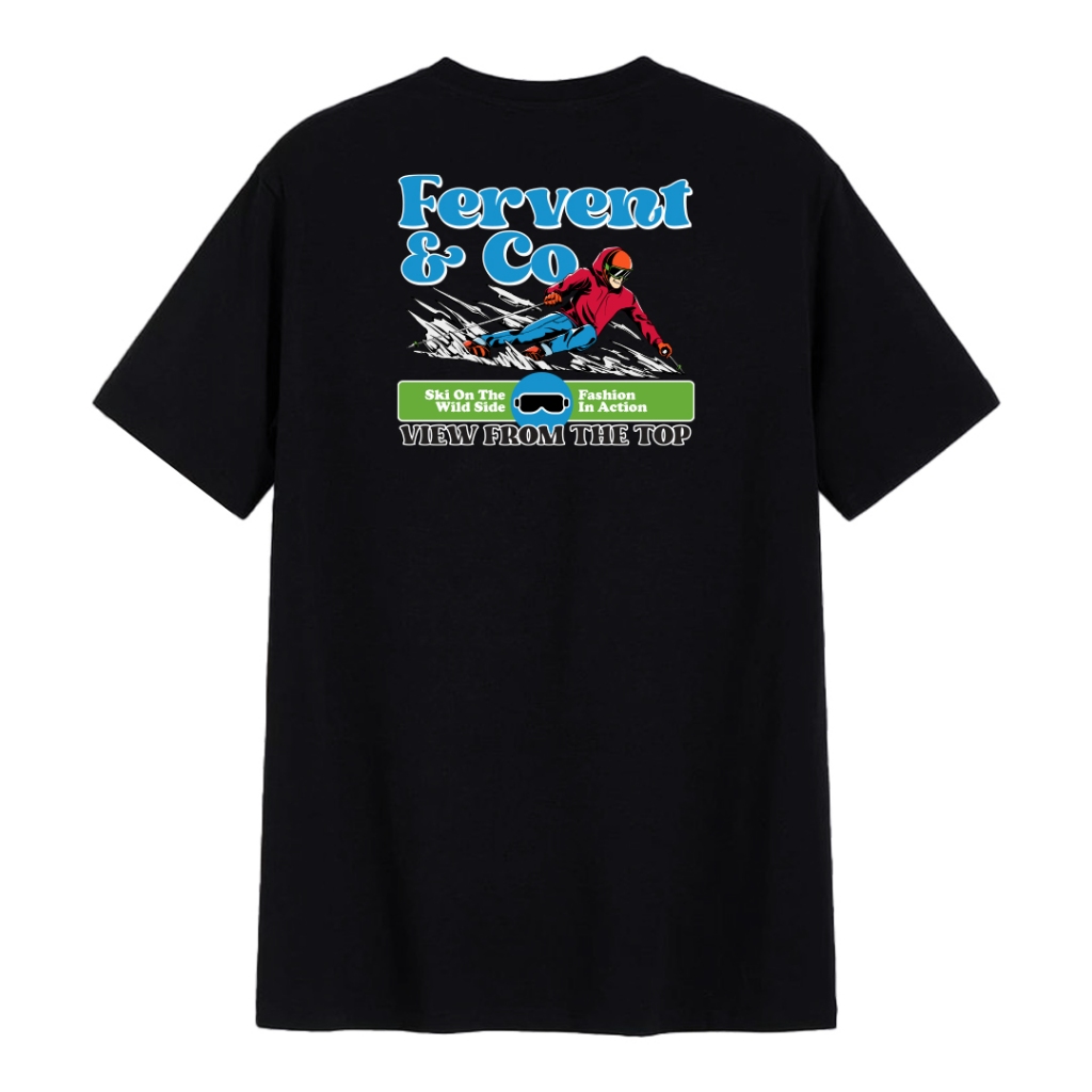Fervent Co - Tee Ski Black