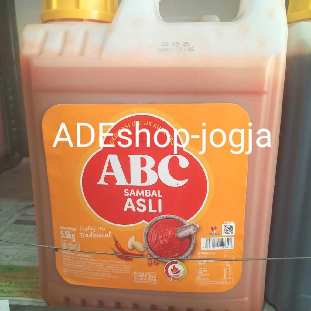 

saus tomat sambal asli ABC galon