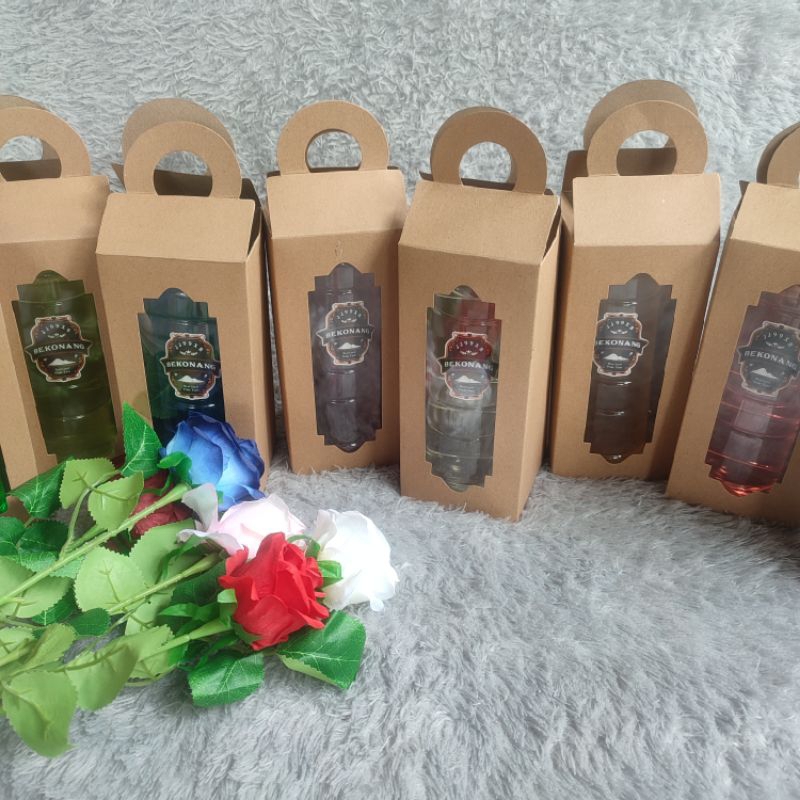 TIPE A1 Warna Polos Original Contoh Box Souvenir Pernikahan Buatan Solo Lengkap Asli dengan Isi Ukur