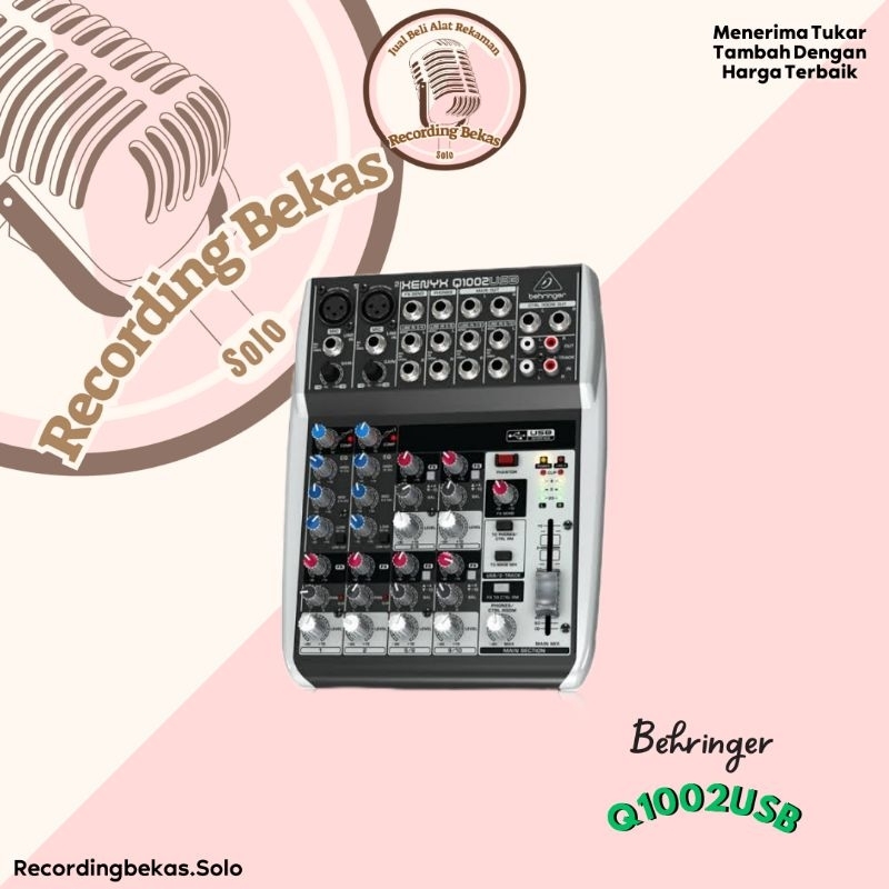 Mixer Behringer Xenyx Q1002USB