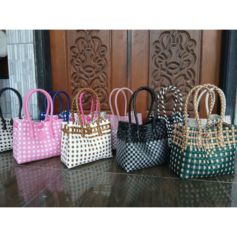 TAS JALI PREMIUM KAPASITAS 2kg beras/gula / Tas wanita / Tas Anyaman jali