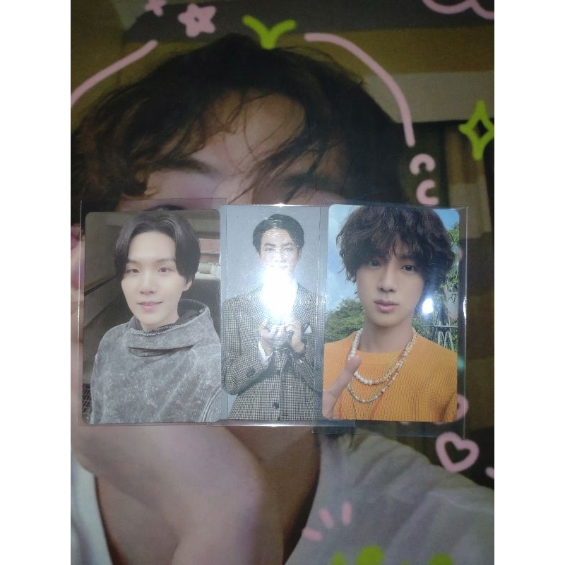 photocard Suga jin bts Samsung,astronaut,dday