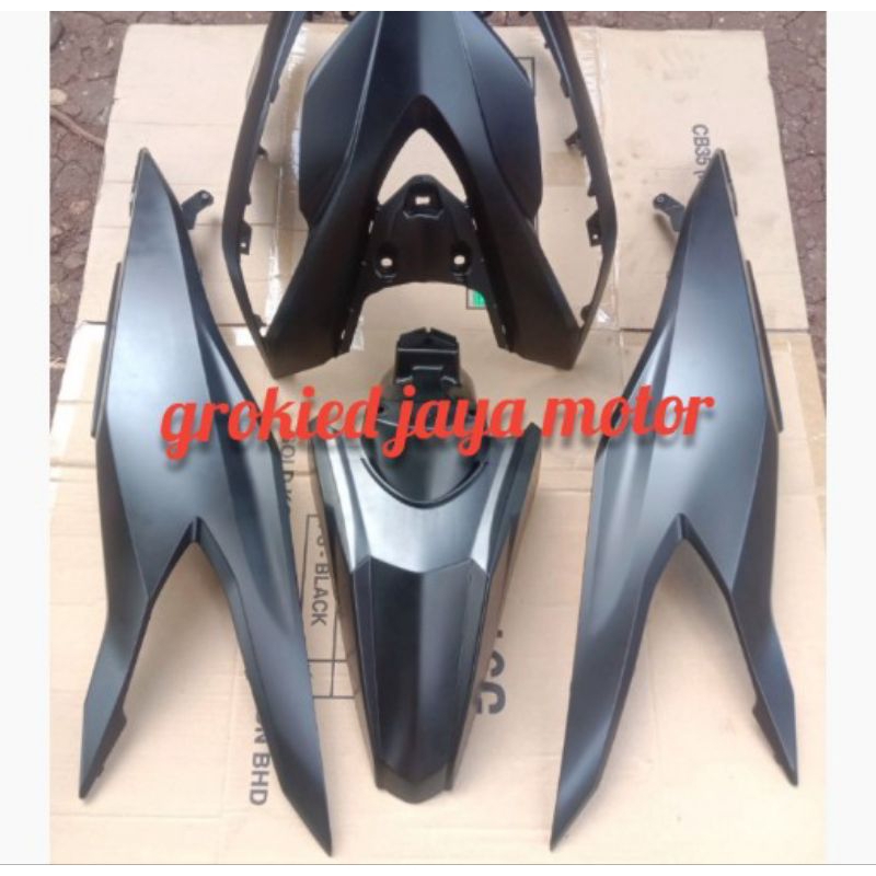 cover body halus honda beat esp street 2020 2023 hitam doff