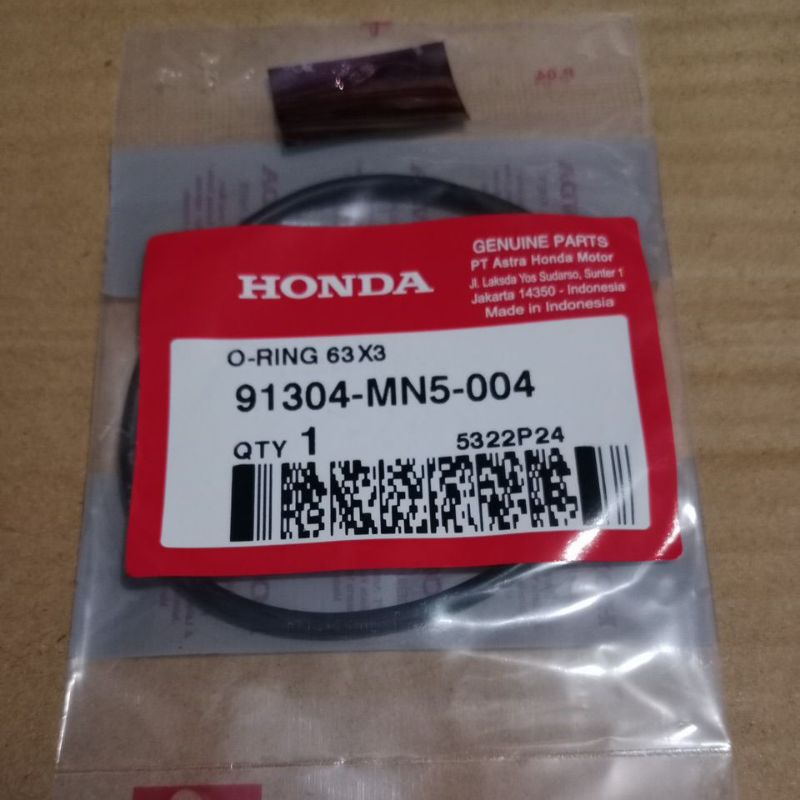 AHM 91304-MN5-004 Karet Oring tutup Gir Dinamo stater Tiger, Mega pro