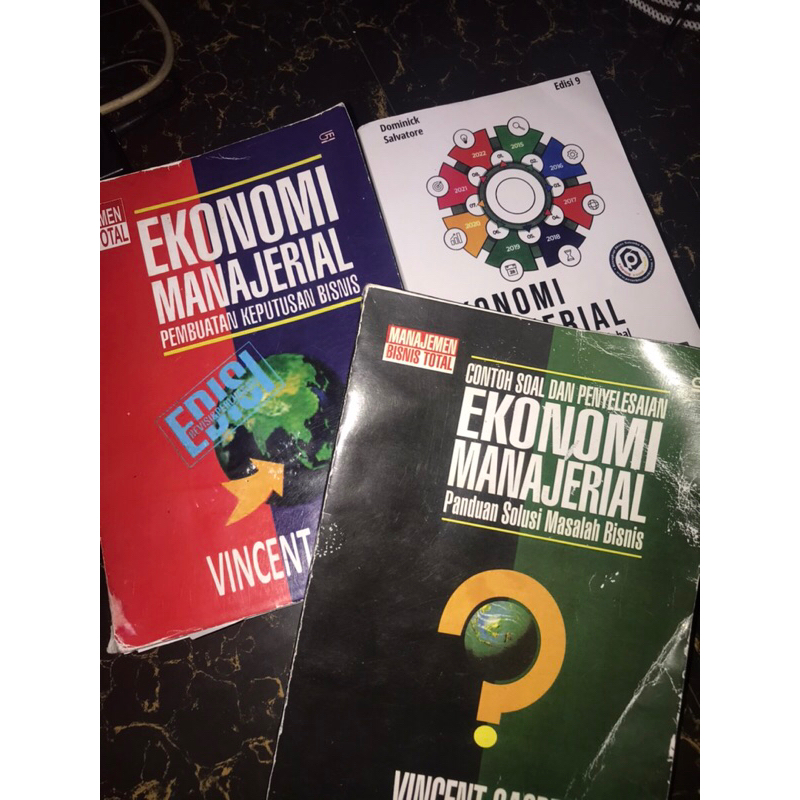 Buku Ekonomi Manajerial Vincent Gaspersz, Dominick